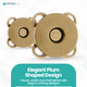 Sew-on Magnetic Snap Fastener Metal Clasps